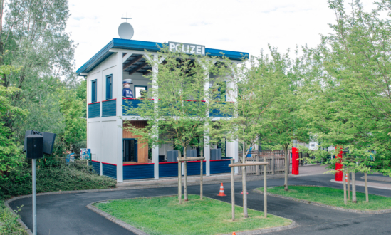 Police Station with GoKart Course