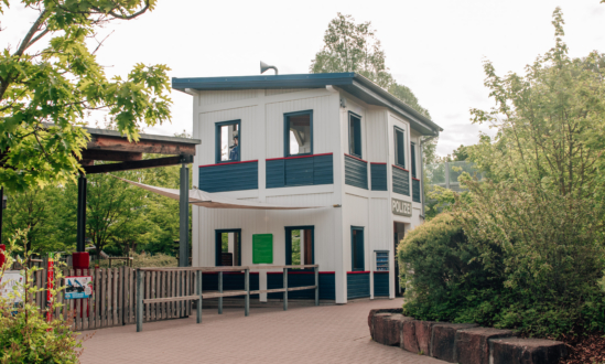 Police Station with GoKart Course