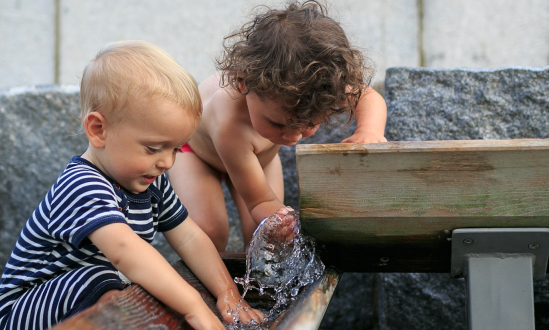 Wasserspielplatz