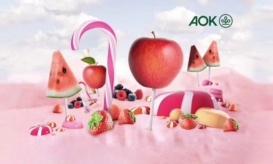 Sweet world - fruity experience: Win great prizes with AOK Bayern
