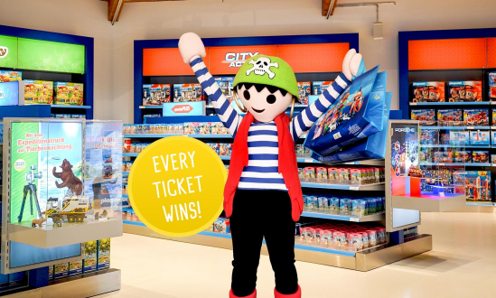 Rico’s lucky PLAYMOBIL tickets: Only in October at the FunPark-Shop